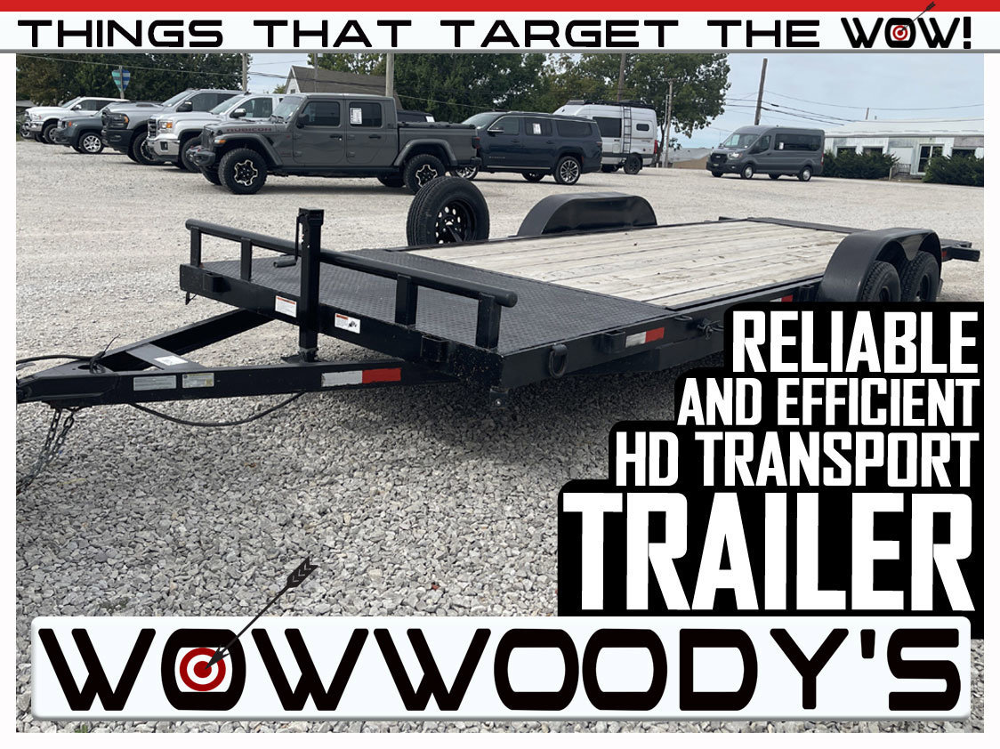 Used 0 Stag Trailer Flatbed Robust Steel Frame Construction High Load Capacity Dual Tandem Axels