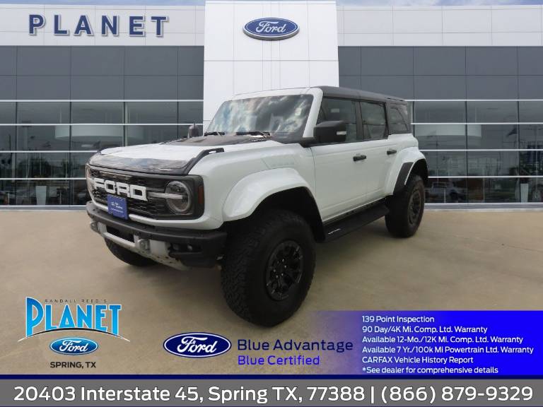 2024 Ford Bronco Raptor 4 Door Advanced 4X4