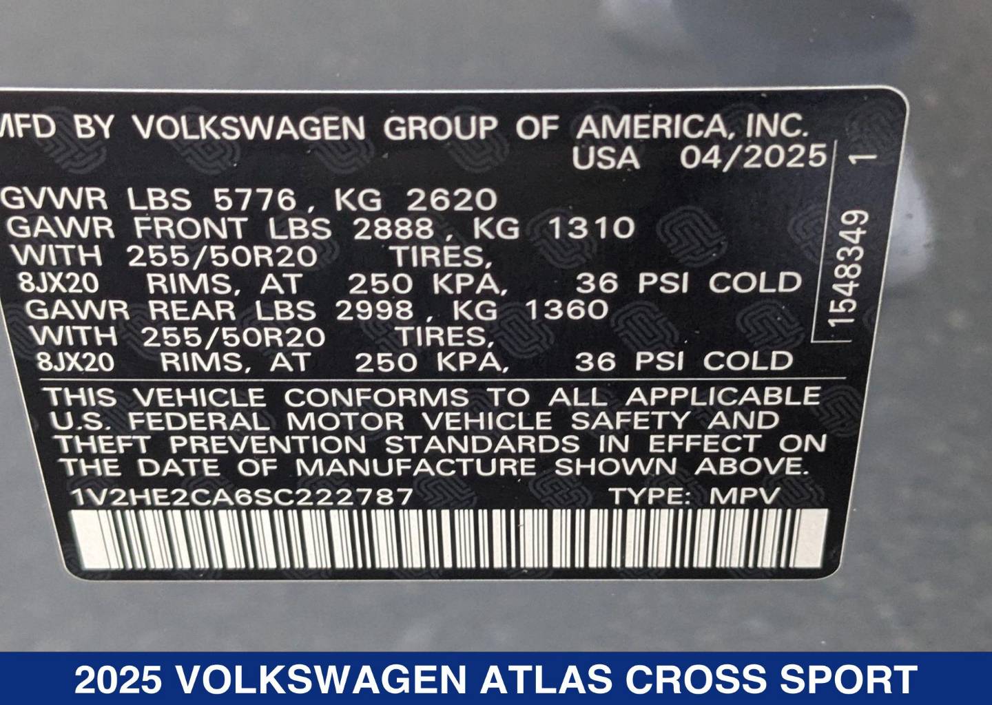 2025 Volkswagen Atlas Cross Sport SE w/Tech - Photo 25