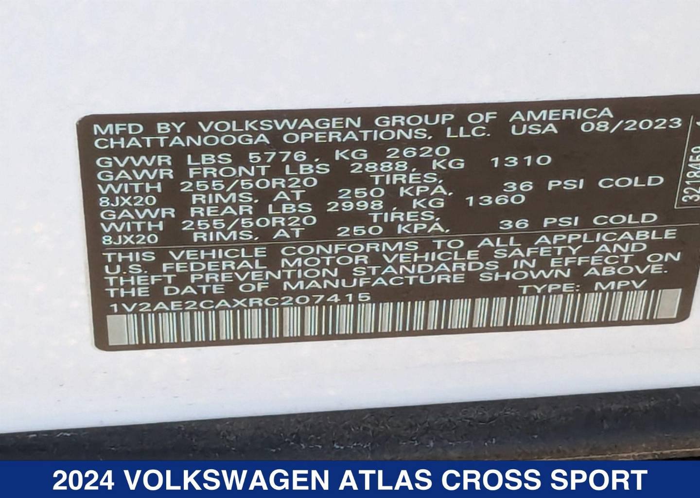2024 Volkswagen Atlas Cross Sport SEL R-LINE - Photo 22