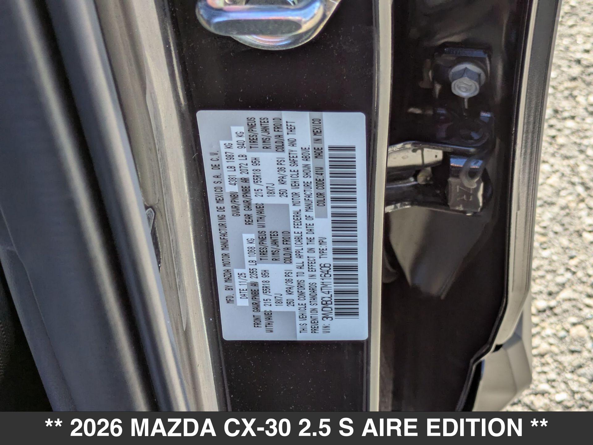 2026 Mazda CX-30 Aire Edition - Photo 15