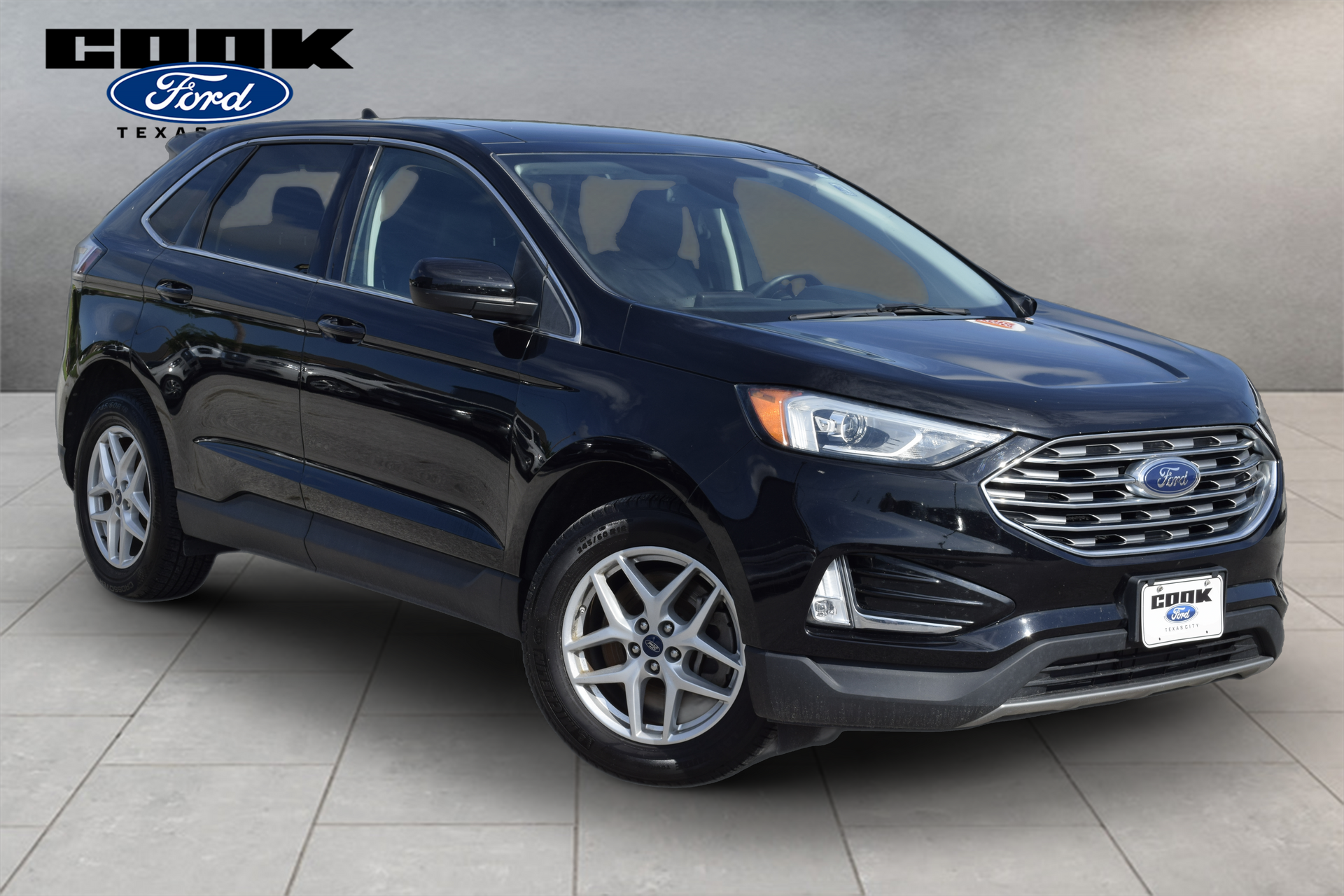 Used 2021 Ford Edge SEL with VIN 2FMPK3J9XMBA35880 for sale in Texas City, TX