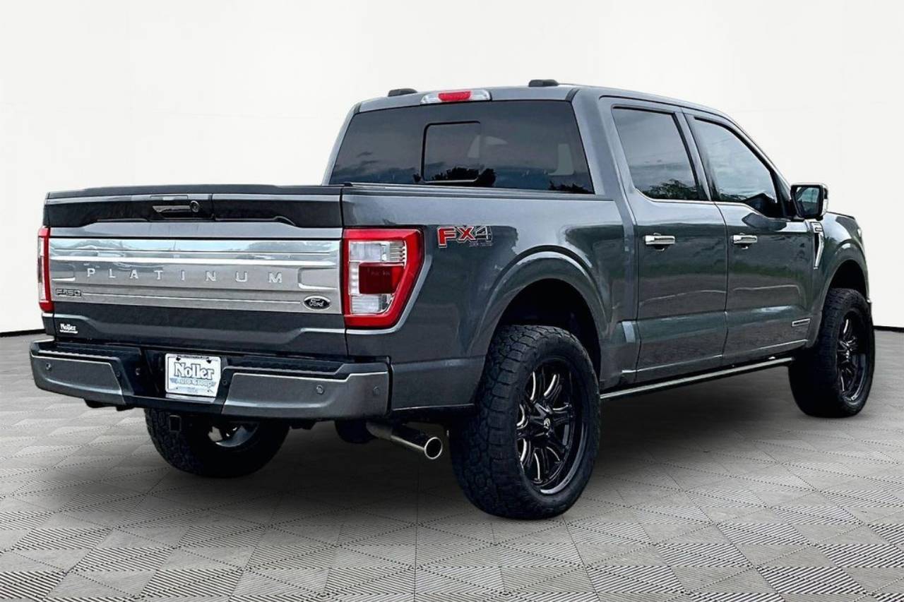 Certified 2023 Ford F-150 Platinum with VIN 1FTFW1ED4PFB88605 for sale in Kansas City