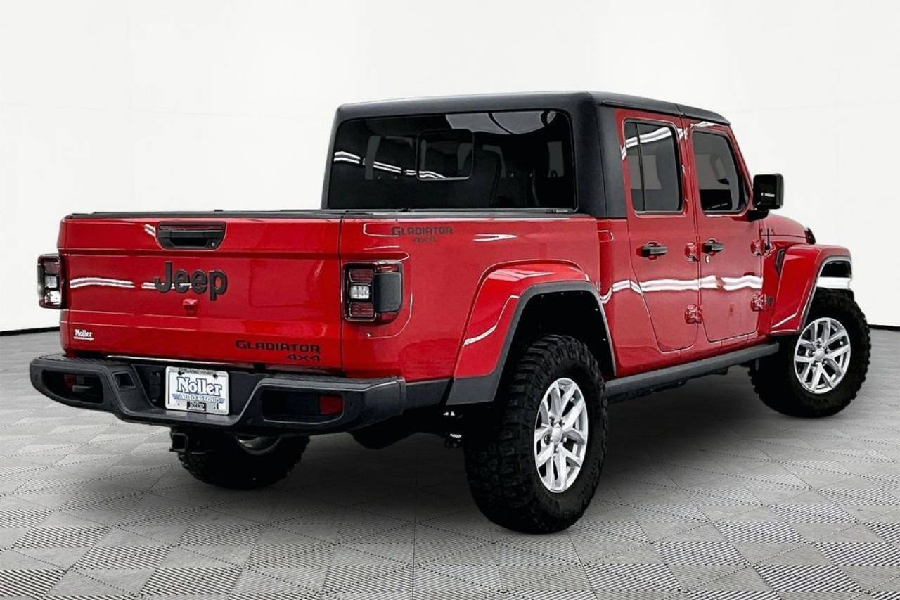 Certified 2023 Jeep Gladiator Sport S with VIN 1C6HJTAG6PL584708 for sale in Kansas City