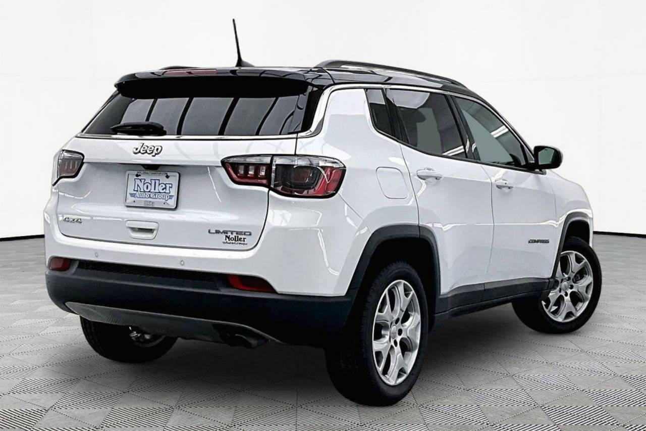Certified 2022 Jeep Compass Limited with VIN 3C4NJDCBXNT125198 for sale in Kansas City