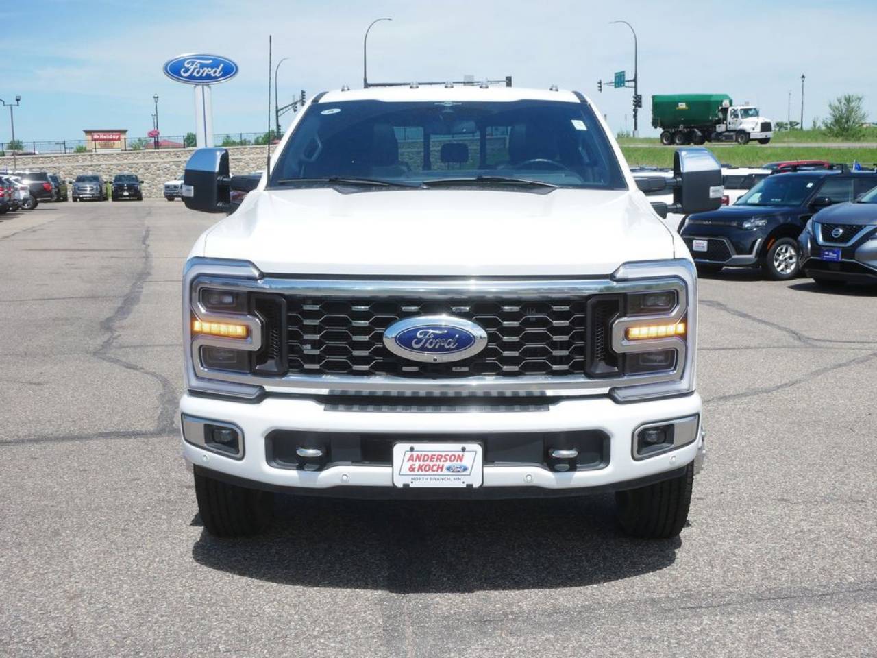 Used 2023 Ford F-350 Super Duty Platinum with VIN 1FT8W3DM9PED76466 for sale in North Branch, Minnesota
