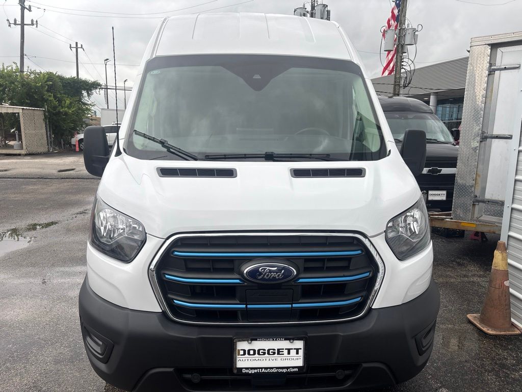 Certified 2023 Ford E-Transit Cargo Van Base with VIN 1FTBW3XK3PKA62734 for sale in Houston, TX