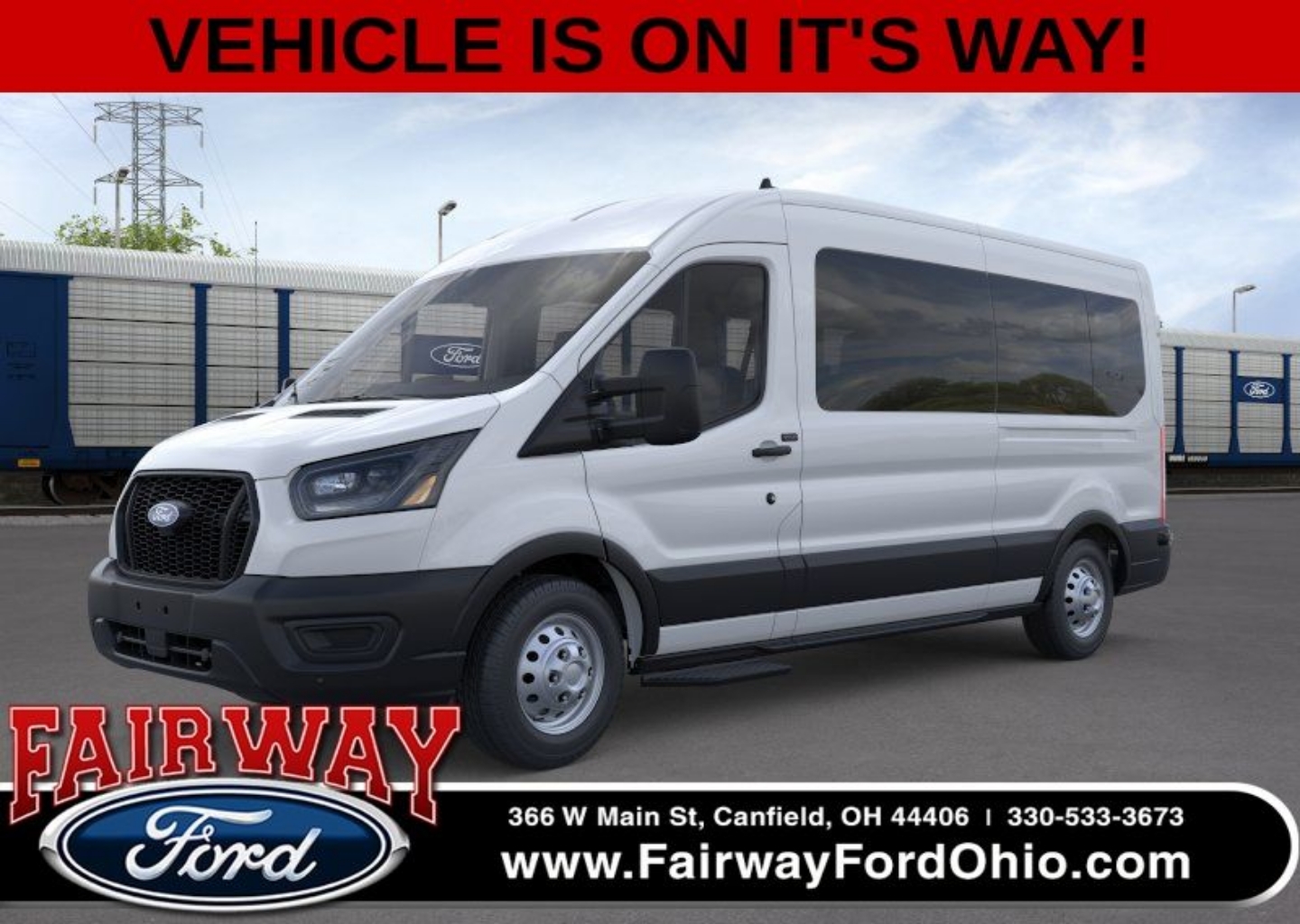 2026 Ford Transit 350 XL Med Roof Sliding Pass. 148 AWD's photo