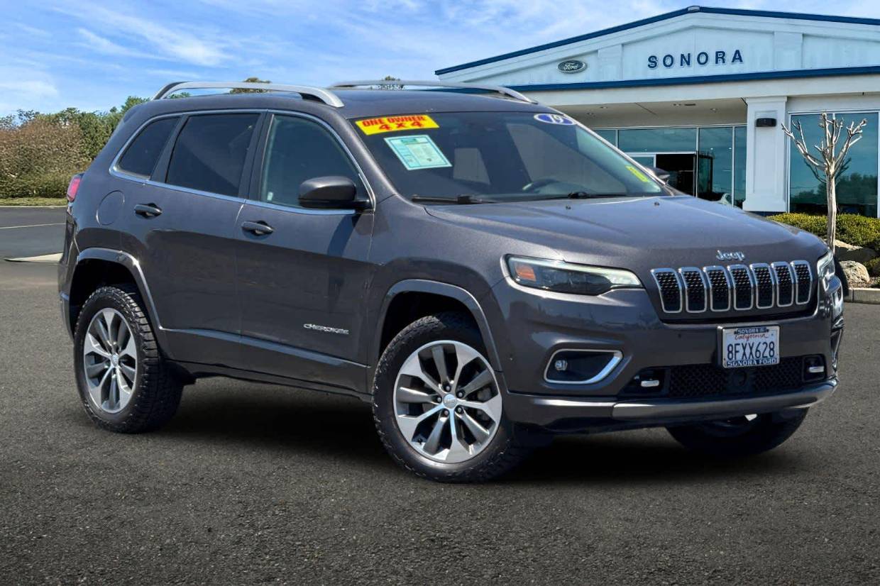 Used 2019 Jeep Cherokee Overland with VIN 1C4PJMJN7KD307075 for sale in Sonora, CA
