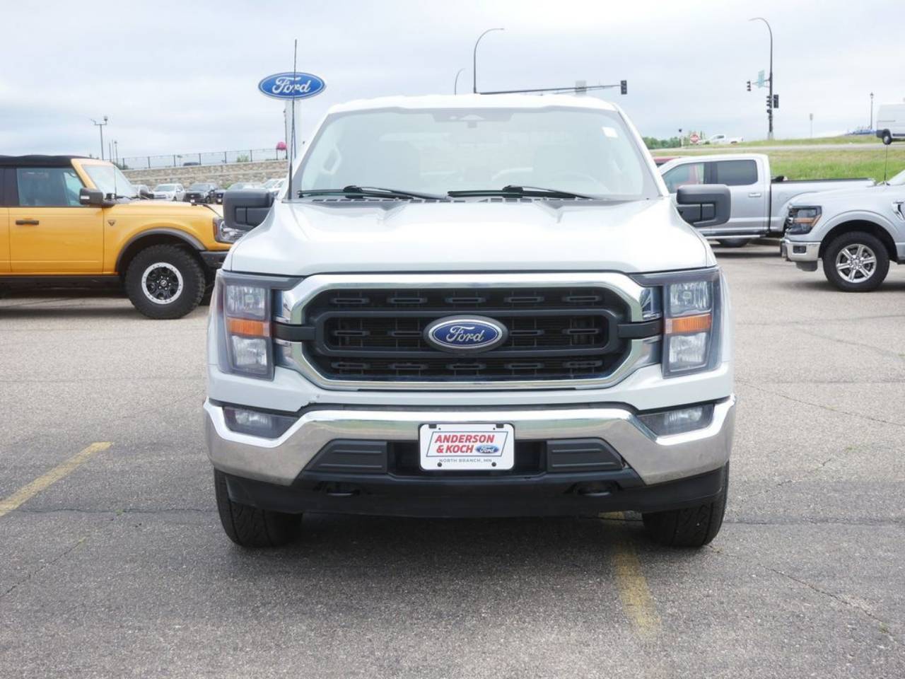 Used 2023 Ford F-150 XLT with VIN 1FTFW1E87PFB11102 for sale in North Branch, Minnesota