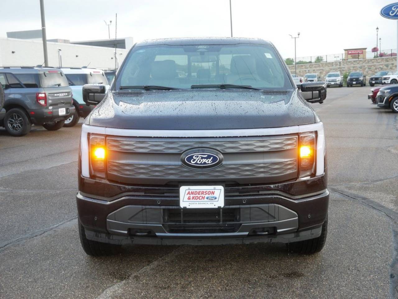 Used 2024 Ford F-150 Lightning Lariat with VIN 1FT6W5L75RWG30914 for sale in North Branch, Minnesota