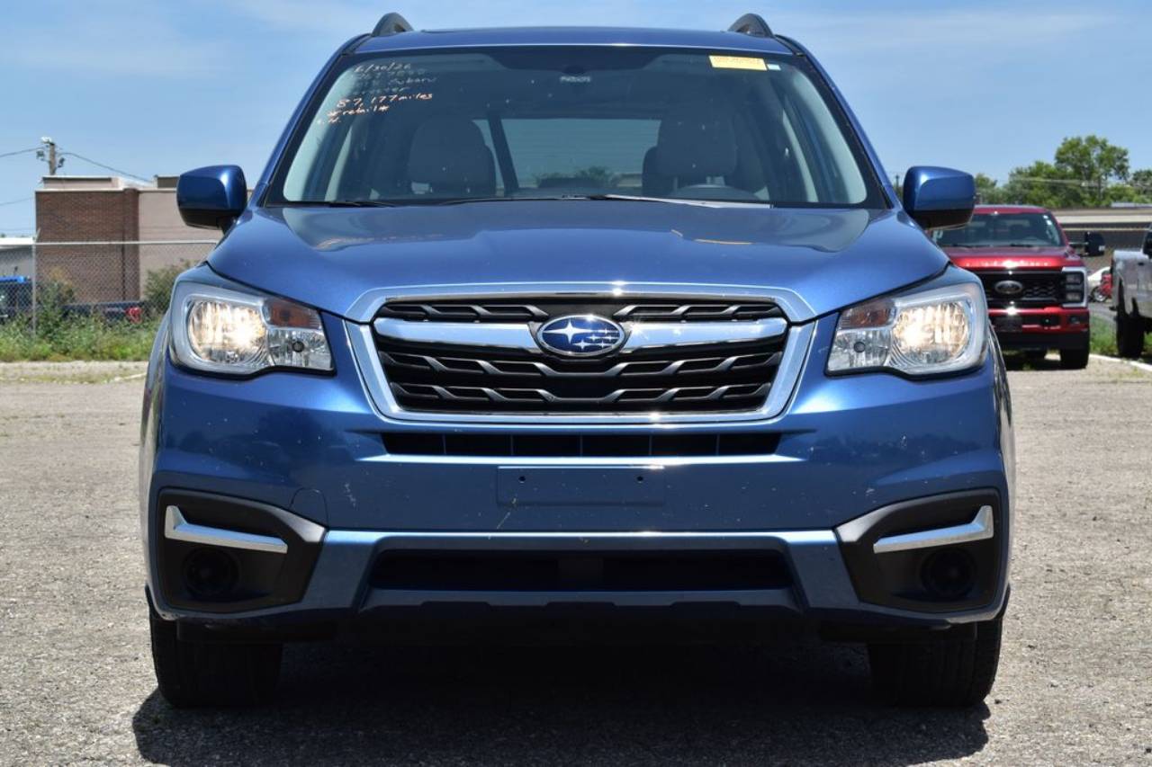 Certified 2018 Subaru Forester Premium with VIN JF2SJAEC4JH491983 for sale in Kansas City