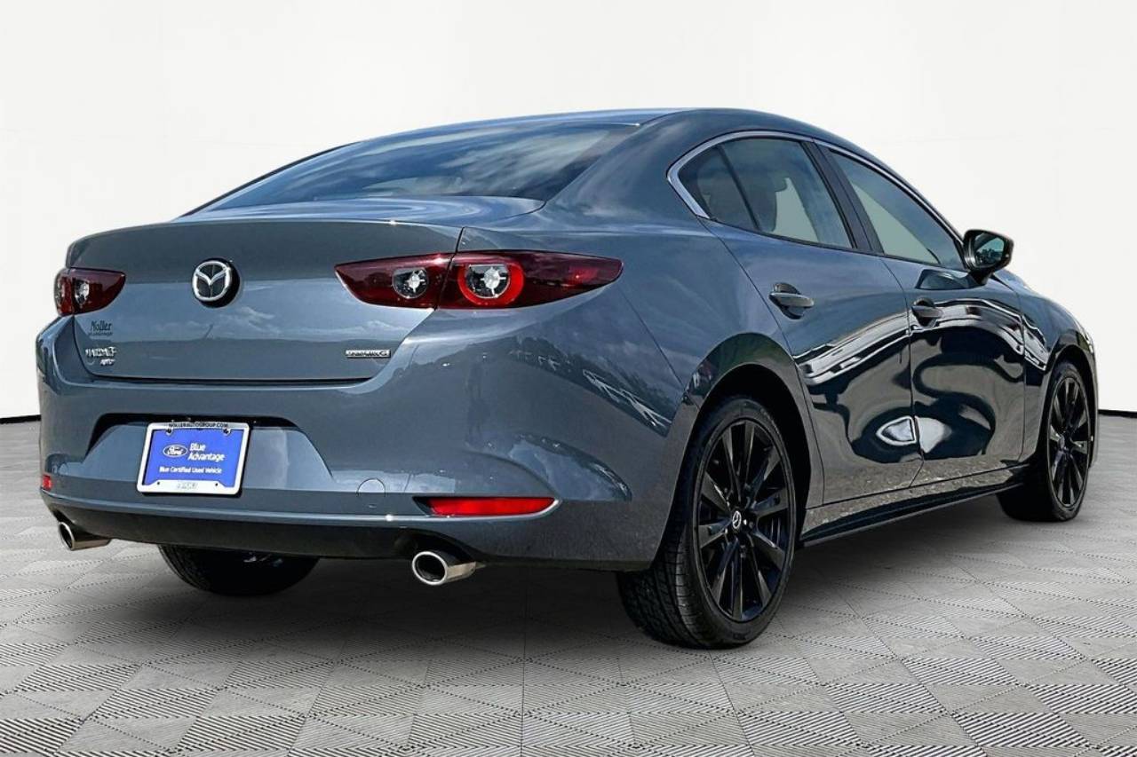Certified 2024 Mazda Mazda3 Carbon Edition with VIN 3MZBPBCM2RM410563 for sale in Kansas City