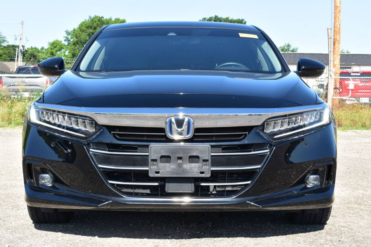 Certified 2021 Honda Accord Hybrid EX-L with VIN 1HGCV3F50MA006238 for sale in Kansas City