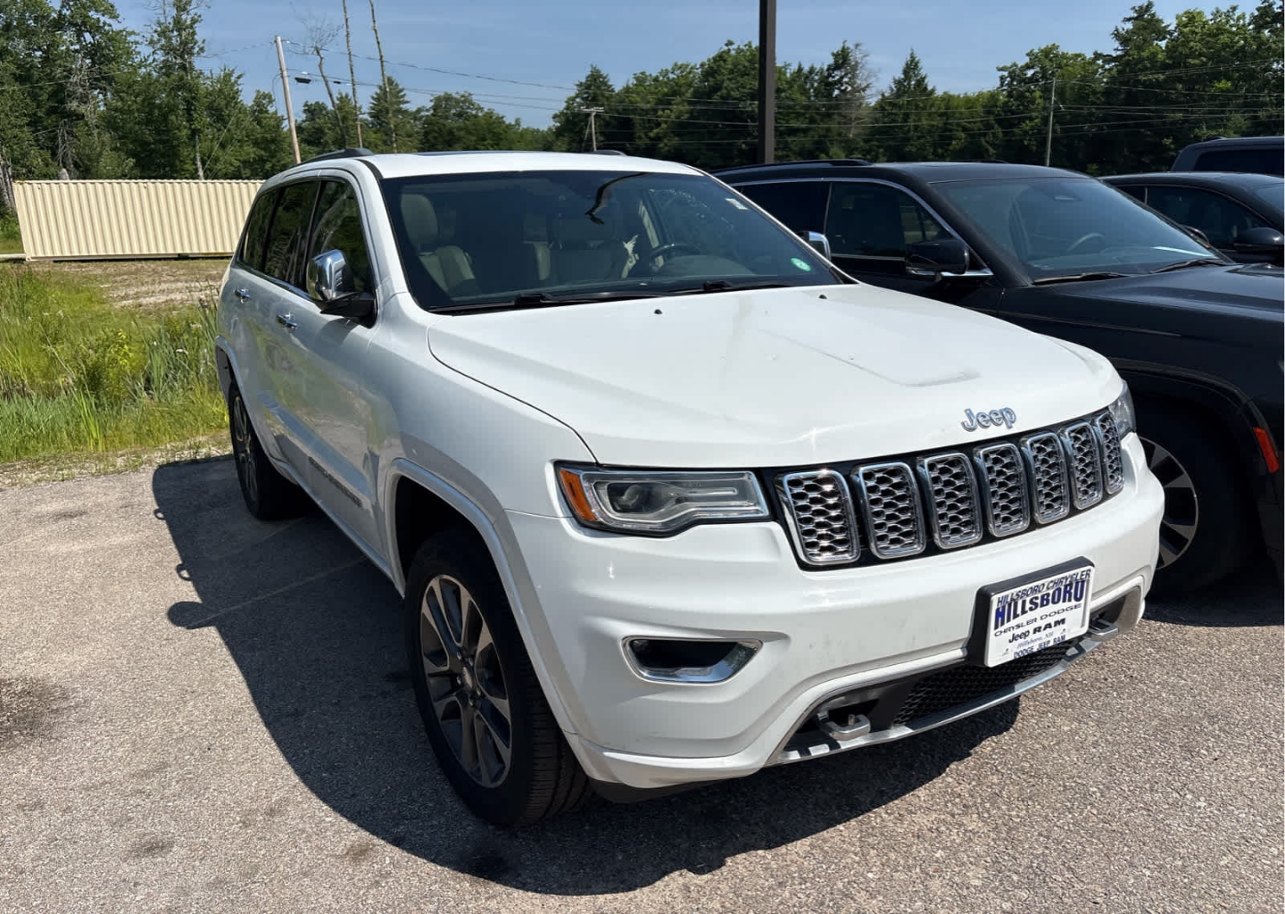 Used 2018 Jeep Grand Cherokee Overland with VIN 1C4RJFCG9JC229227 for sale in Hillsborough, NH