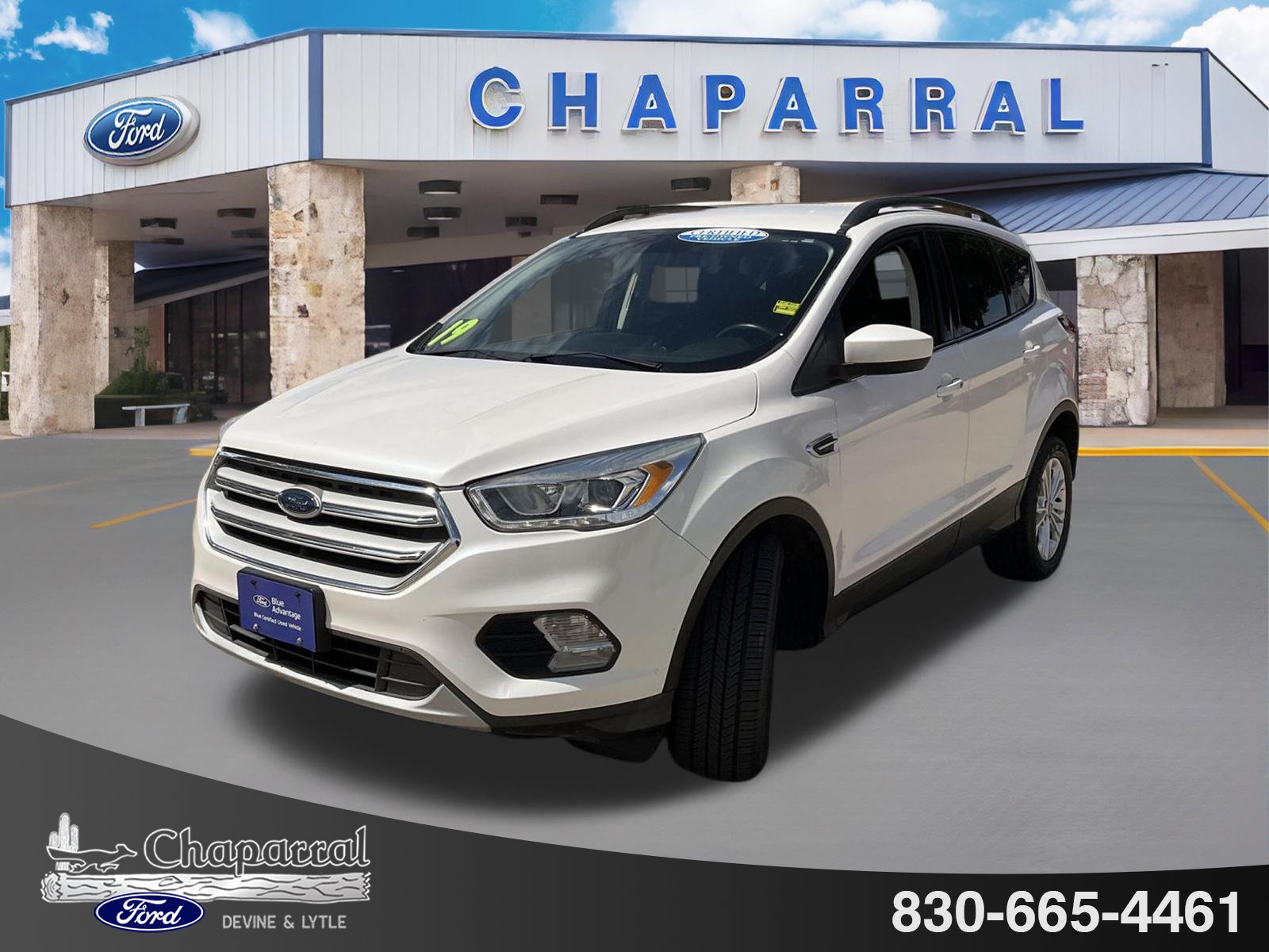 Certified 2019 Ford Escape SEL with VIN 1FMCU0HD1KUA62605 for sale in Devine, TX