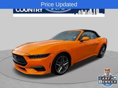 2026 Ford Mustang EcoBoost® Convertible Orange Fury