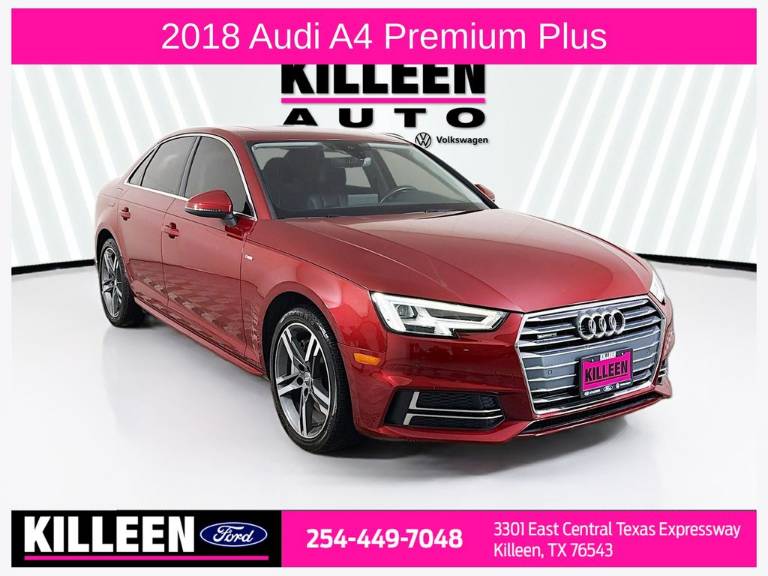 2018 Audi A4 2.0T Premium Plus