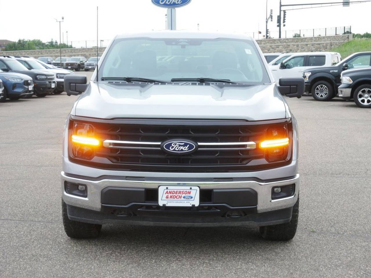Used 2024 Ford F-150 XLT with VIN 1FTFW3L57RKD29183 for sale in North Branch, Minnesota