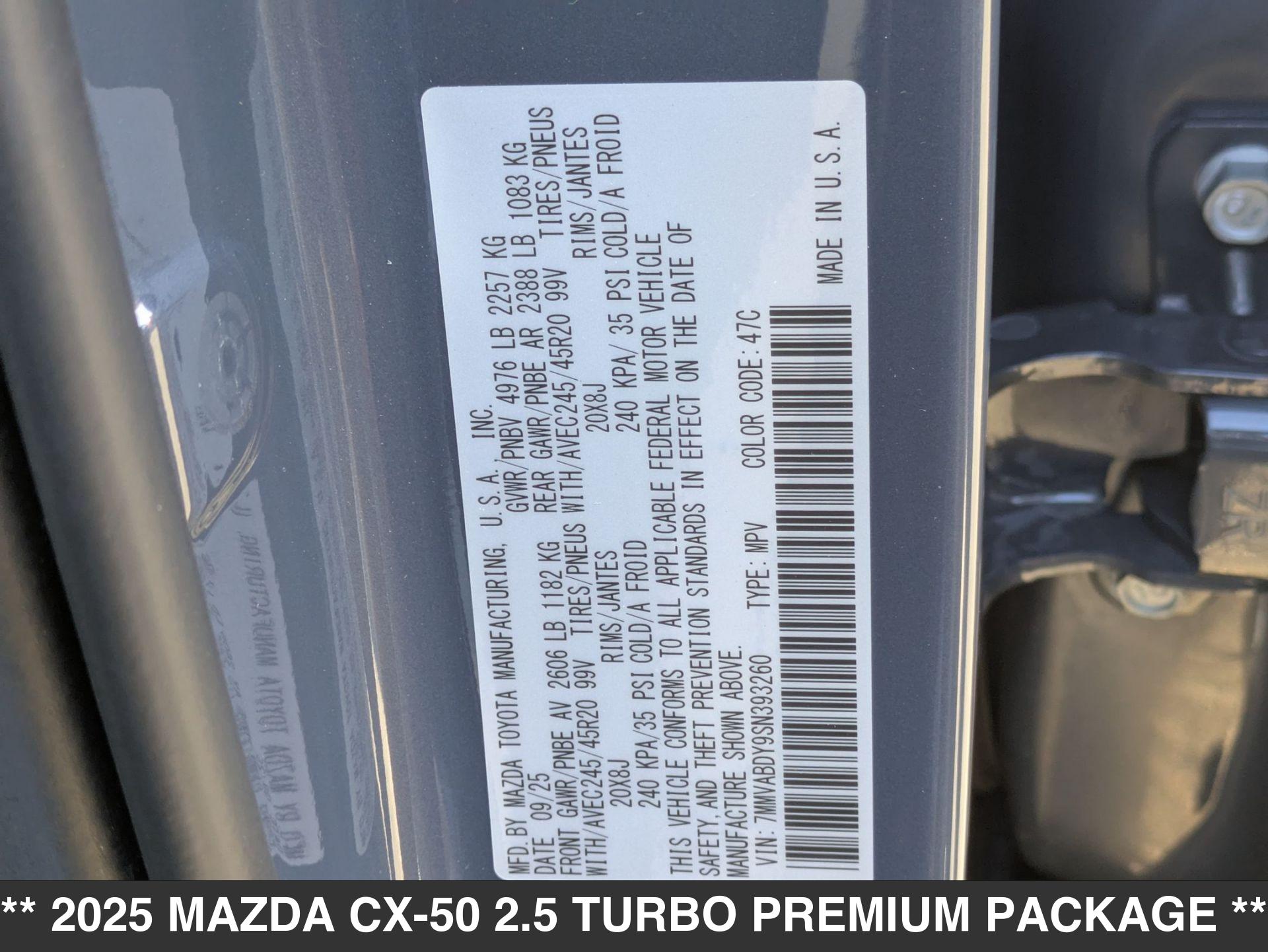 2025 Mazda CX-50 Premium - Photo 15