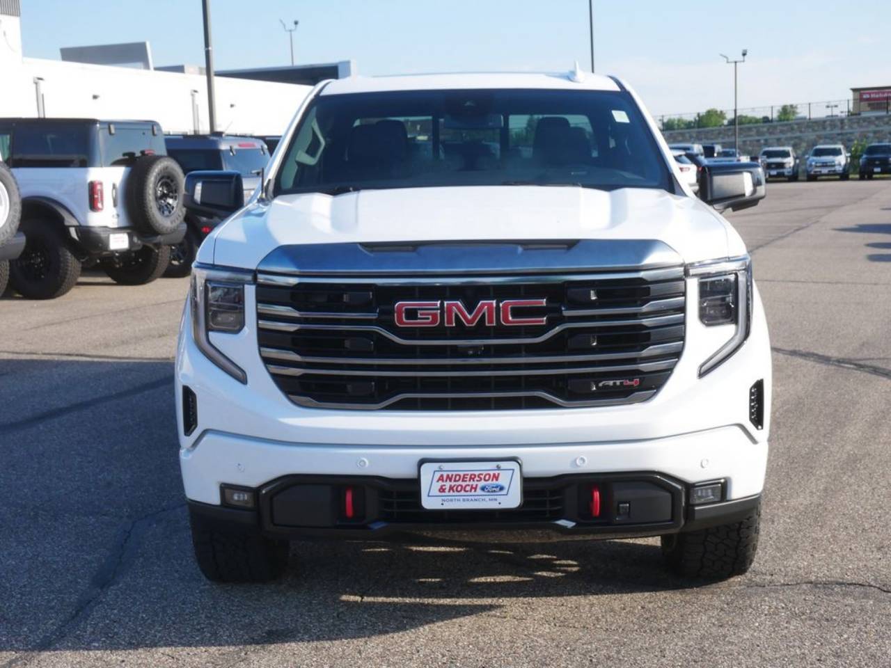 Used 2022 GMC Sierra 1500 AT4 with VIN 1GTUUEET5NZ536659 for sale in North Branch, Minnesota