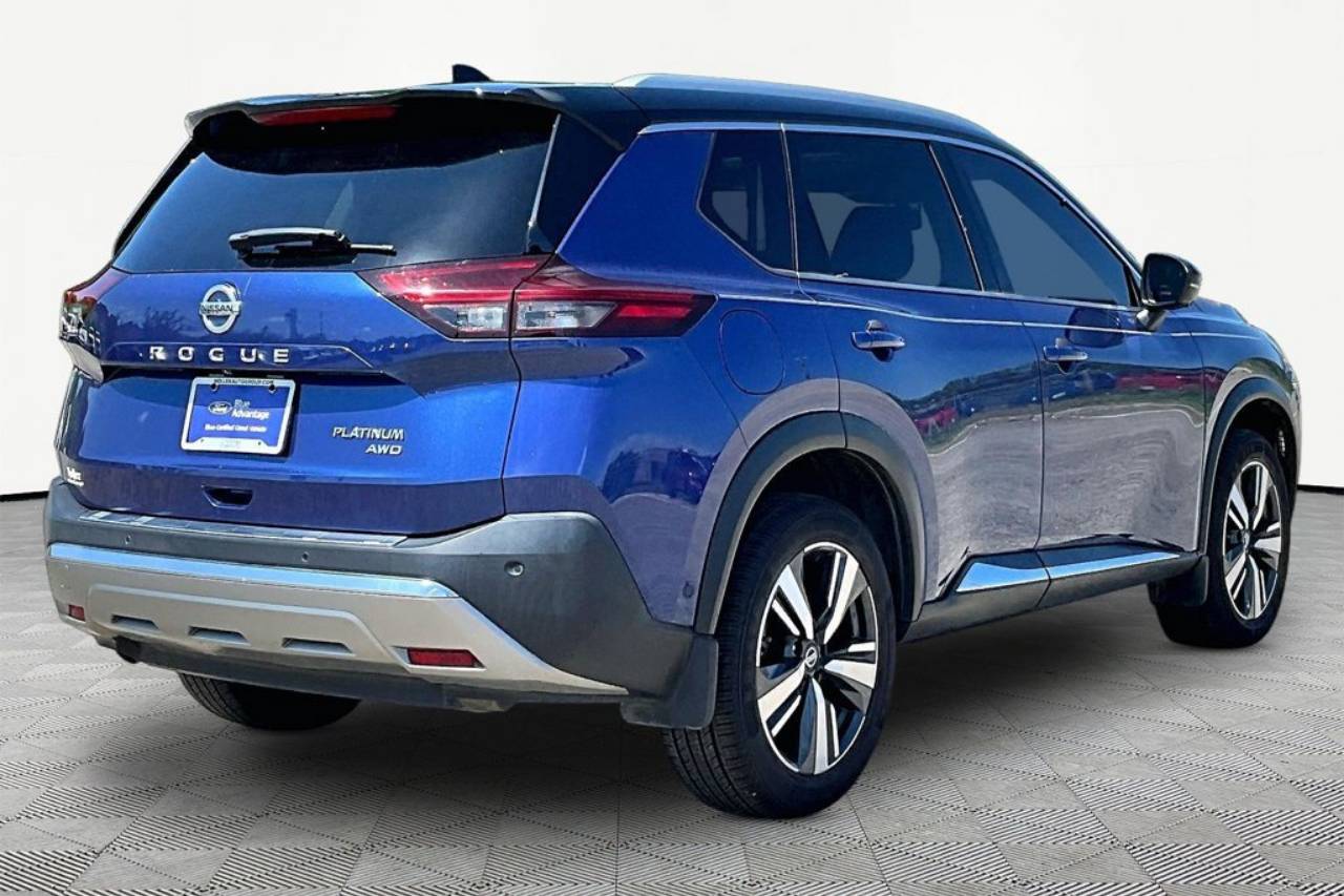 Certified 2021 Nissan Rogue Platinum with VIN JN8AT3DD6MW319288 for sale in Kansas City