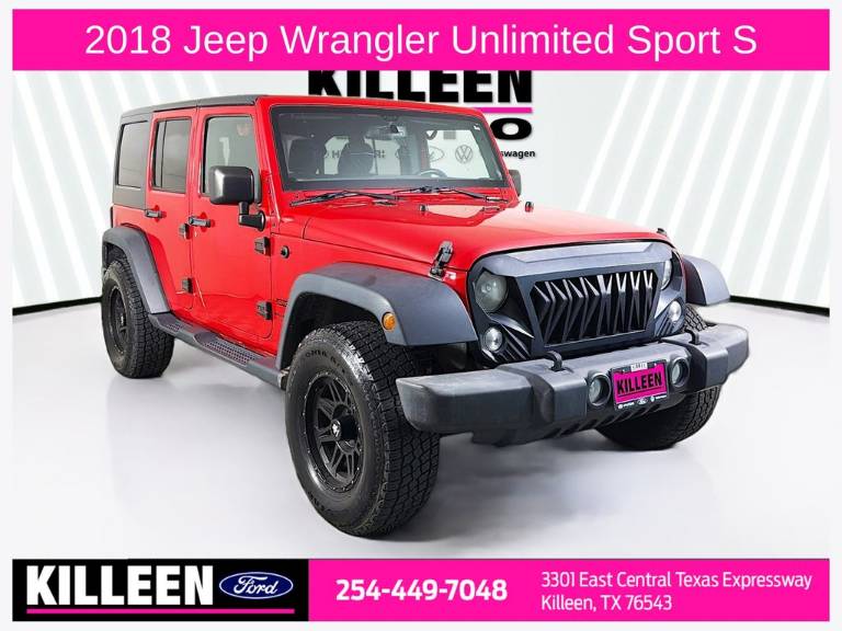 2018 Jeep Wrangler JK Unlimited Sport