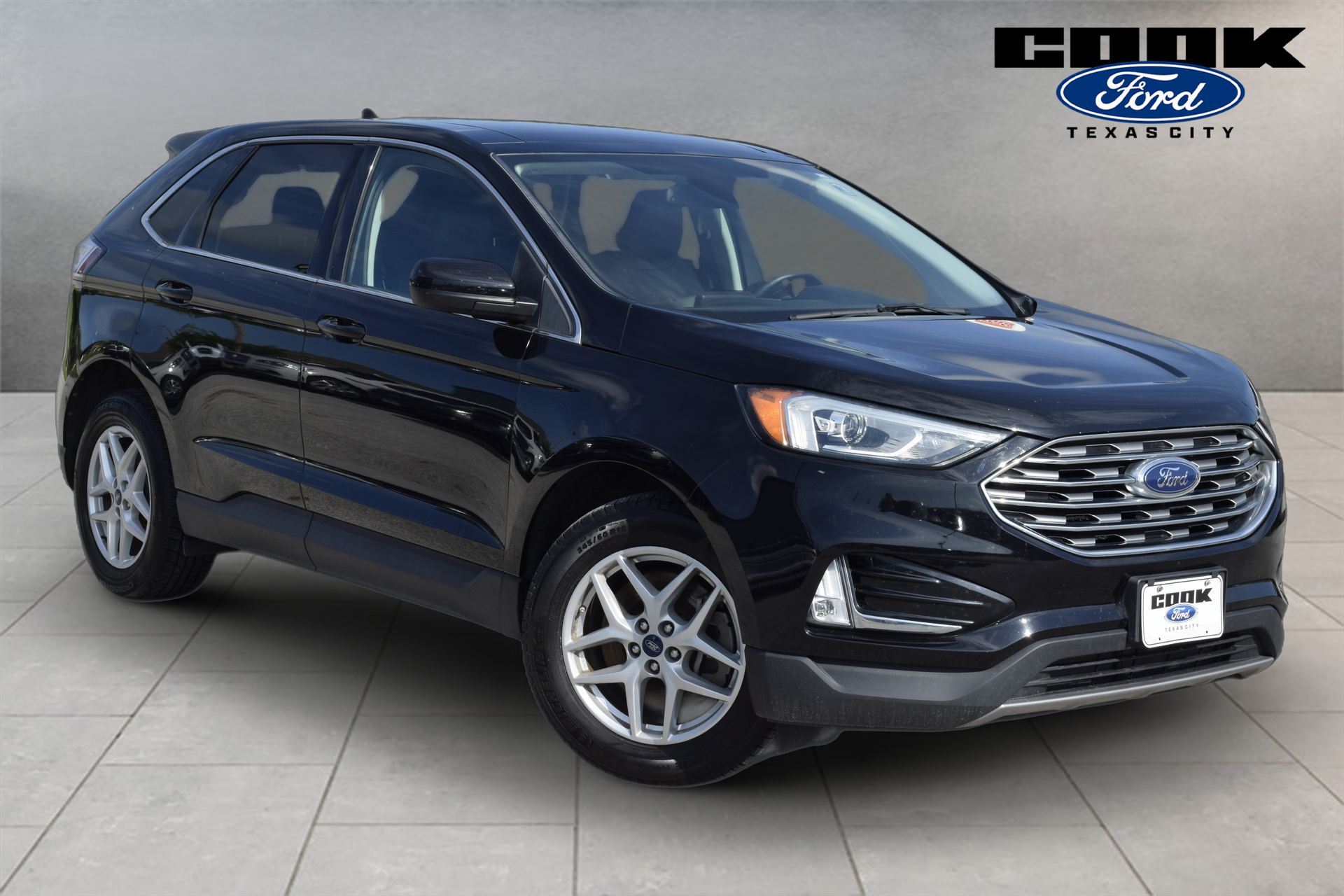 Used 2021 Ford Edge SEL with VIN 2FMPK3J9XMBA35880 for sale in Texas City, TX
