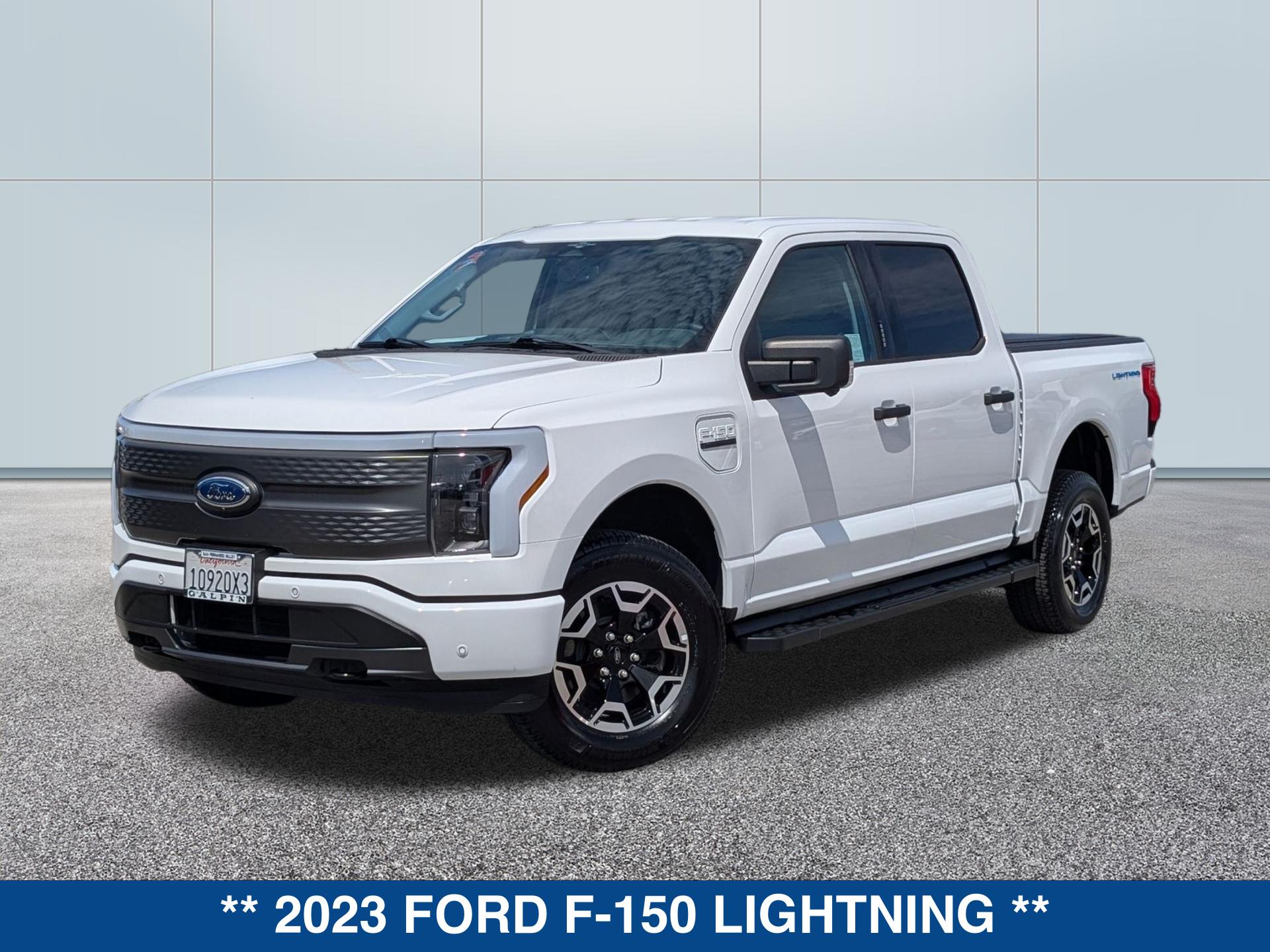 Certified 2023 Ford F-150 Lightning XLT with VIN 1FTVW1EL2PWG36634 for sale in Los Angeles, CA