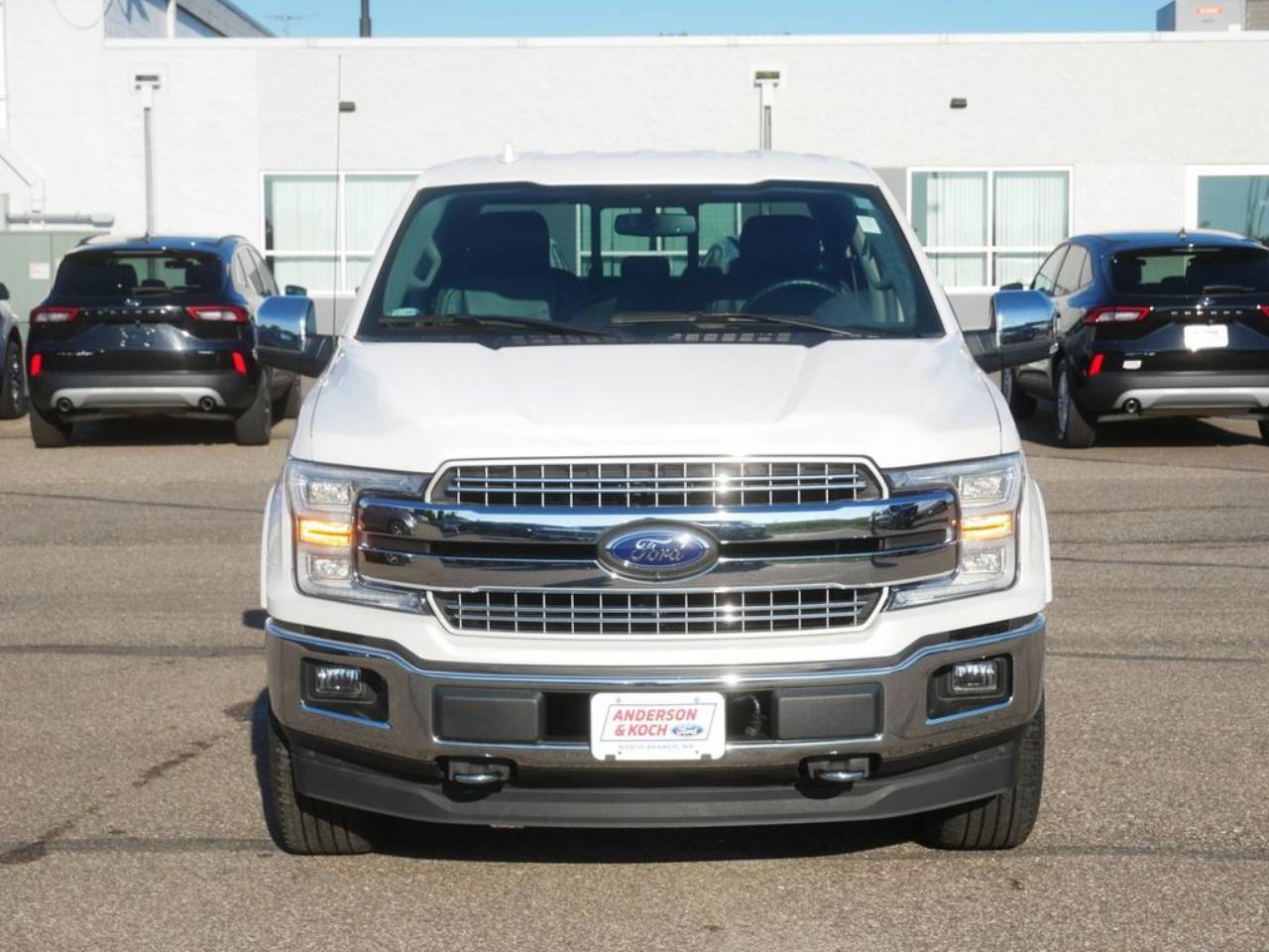 Used 2018 Ford F-150 Lariat with VIN 1FTEW1E56JKD69059 for sale in North Branch, Minnesota