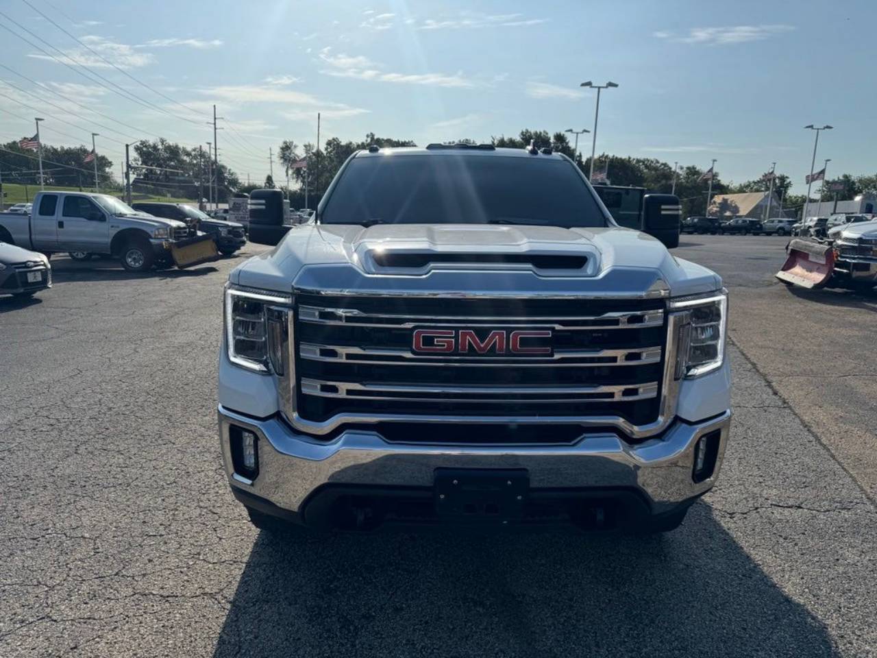 Used 2021 GMC Sierra 2500HD SLE with VIN 1GT19ME70MF215355 for sale in Kansas City