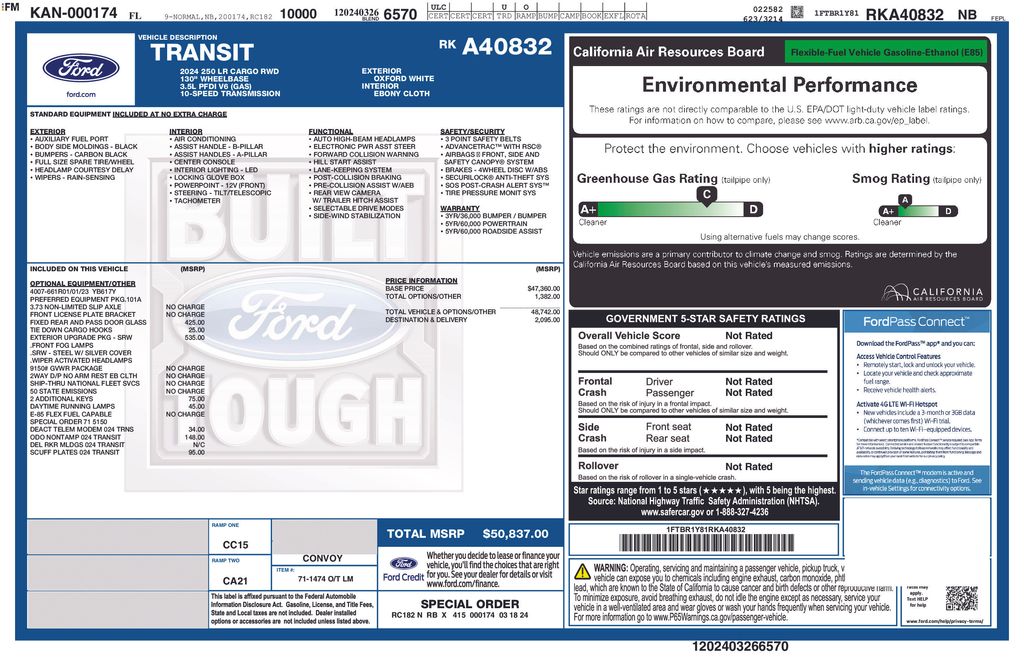 2024 Ford Transit Van Base - Photo 21
