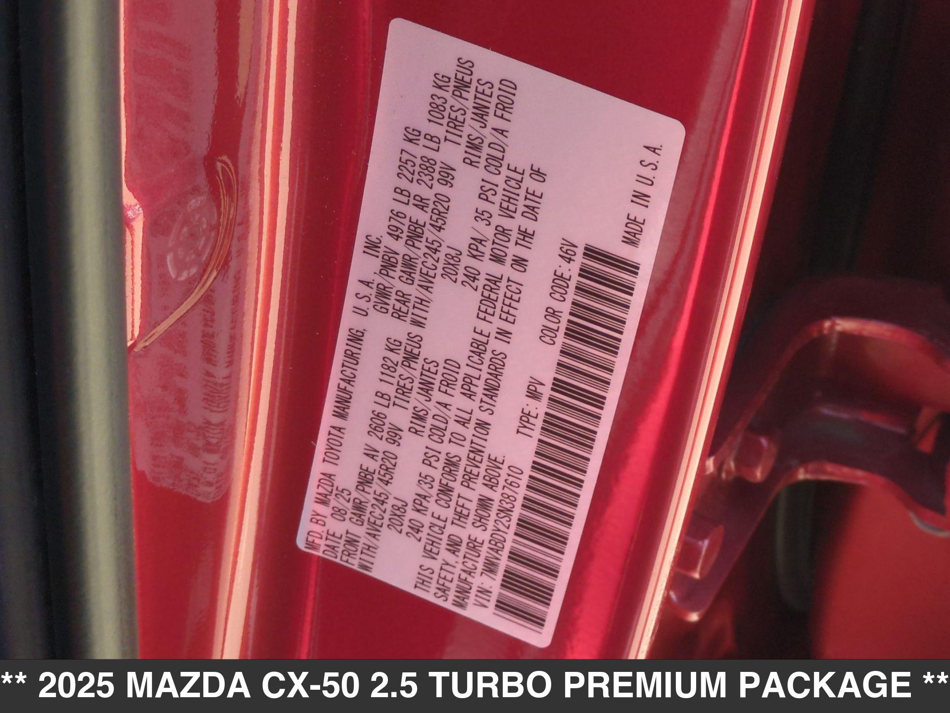 2025 Mazda CX-50 Premium - Photo 25