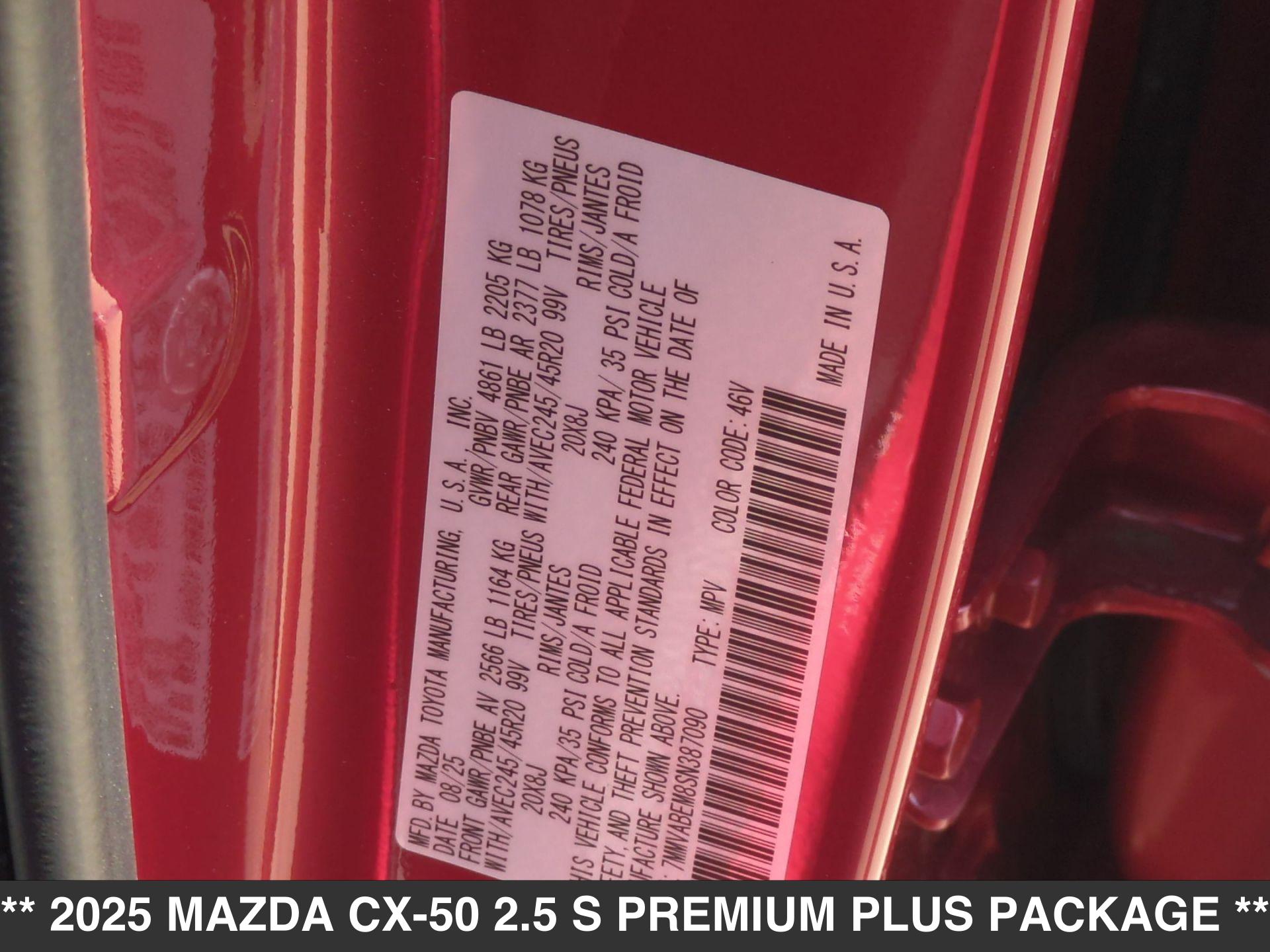 2025 Mazda CX-50 Premium Plus - Photo 25