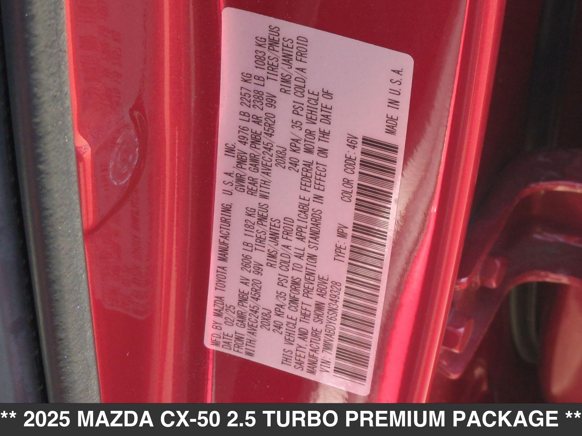2025 Mazda CX-50 Premium - Photo 25