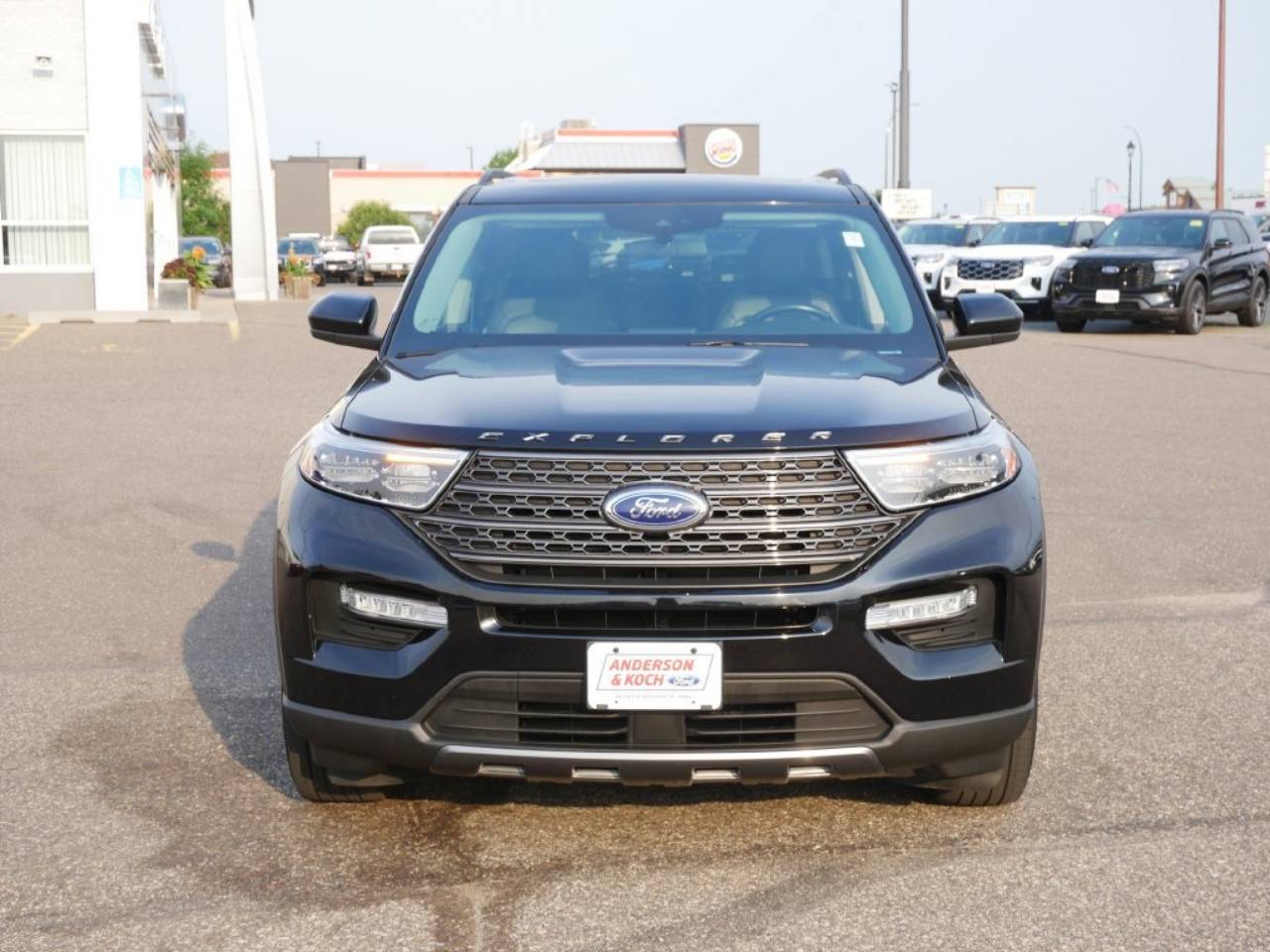 Used 2023 Ford Explorer XLT with VIN 1FMSK8DH9PGA24473 for sale in North Branch, Minnesota