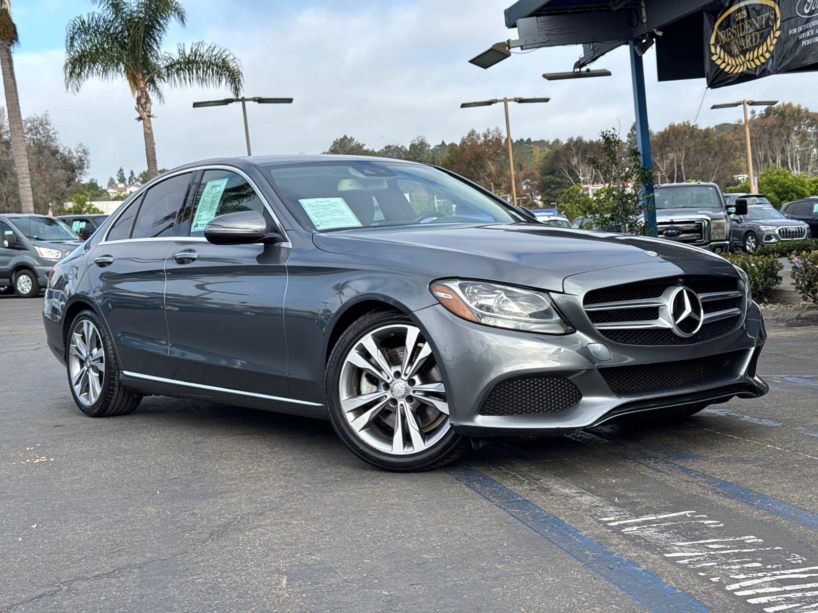 Used 2017 Mercedes-Benz C-Class C300 with VIN 55SWF4JB7HU206945 for sale in Encinitas, CA