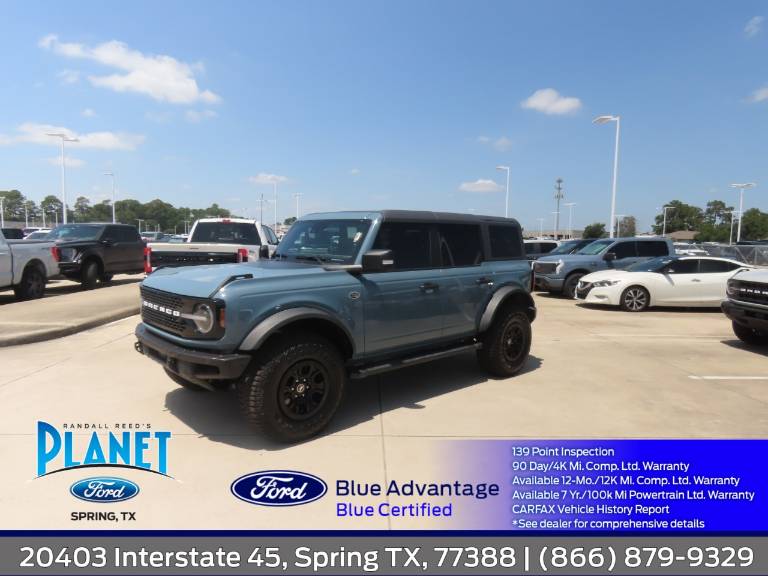 2022 Ford Bronco Wildtrak 4 Door Advanced 4X4