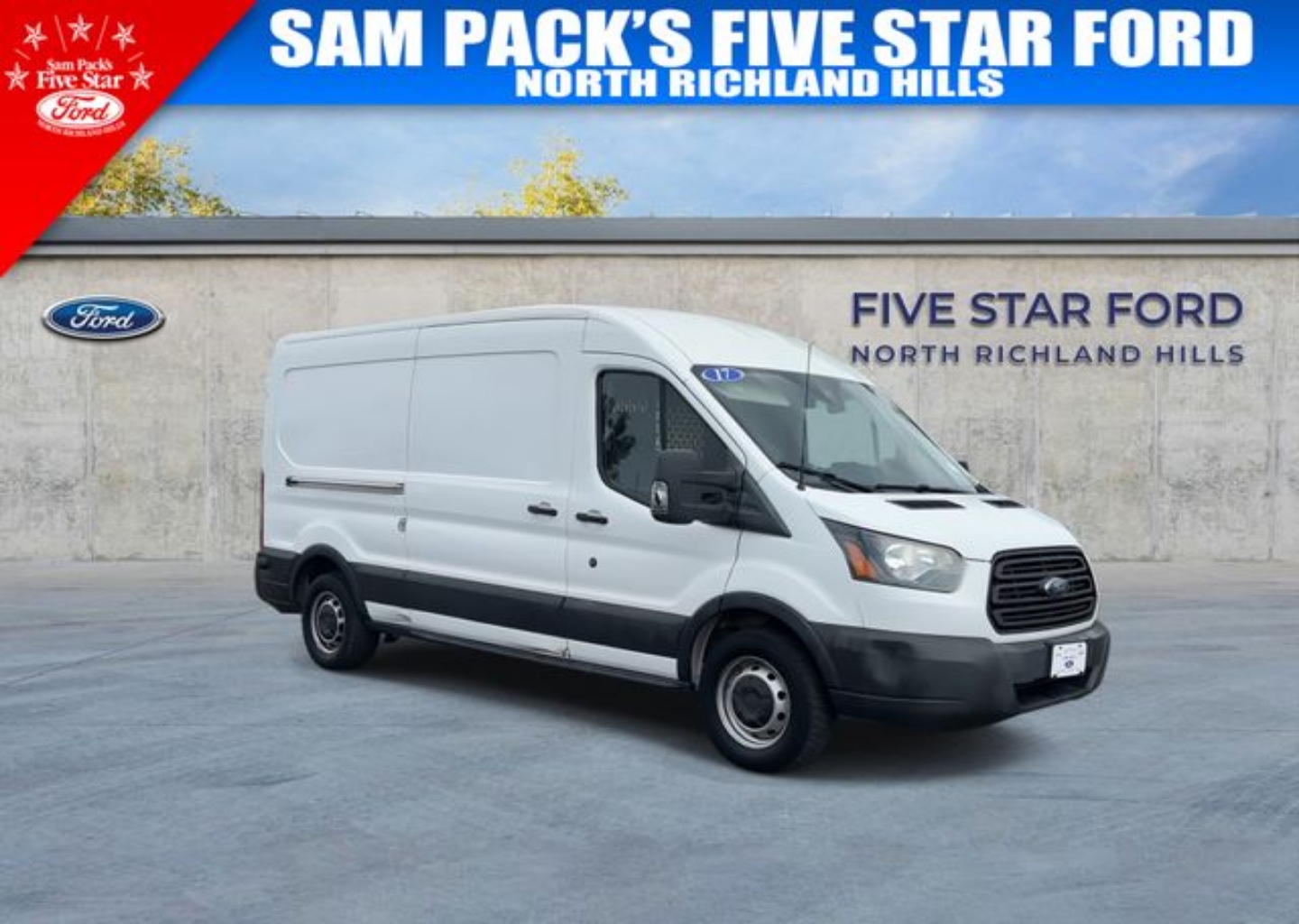 Used 2017 Ford Transit Van Base with VIN 1FTYE2CM8HKB56768 for sale in North Richland Hills, TX
