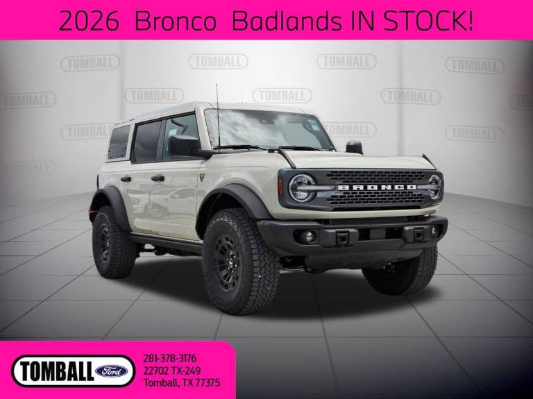 2026 Ford Bronco Badlands