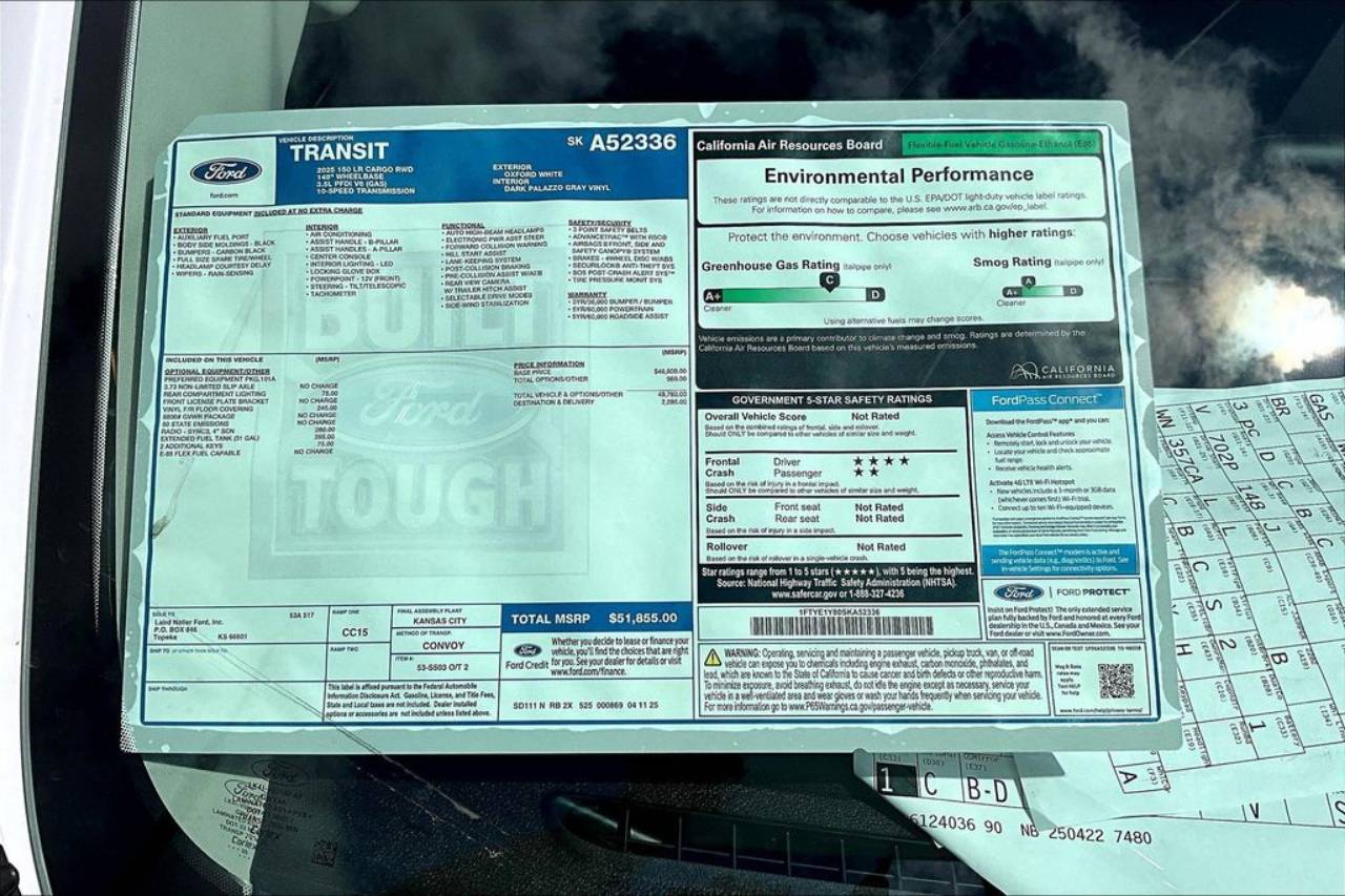 2025 Ford Transit Van Base - Photo 13