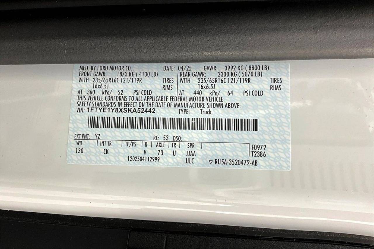 2025 Ford Transit Van Base - Photo 8