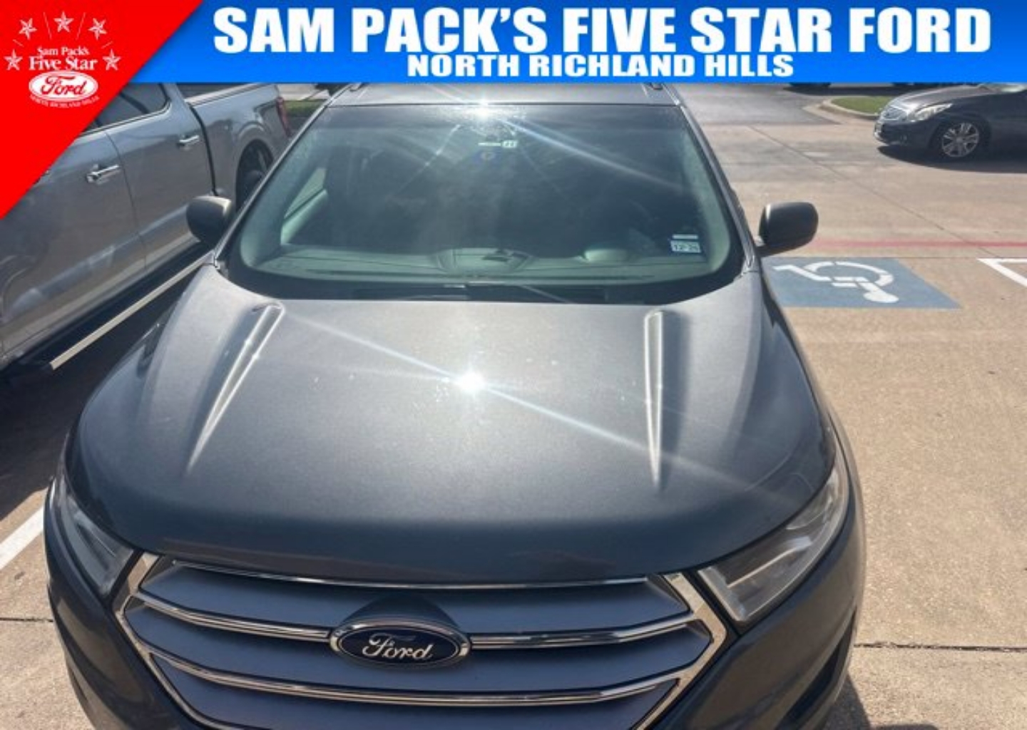 Used 2015 Ford Edge SE with VIN 2FMTK3G82FBC03348 for sale in North Richland Hills, TX
