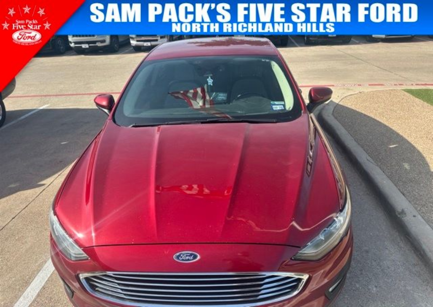 Used 2019 Ford Fusion SE with VIN 3FA6P0HD6KR170045 for sale in North Richland Hills, TX