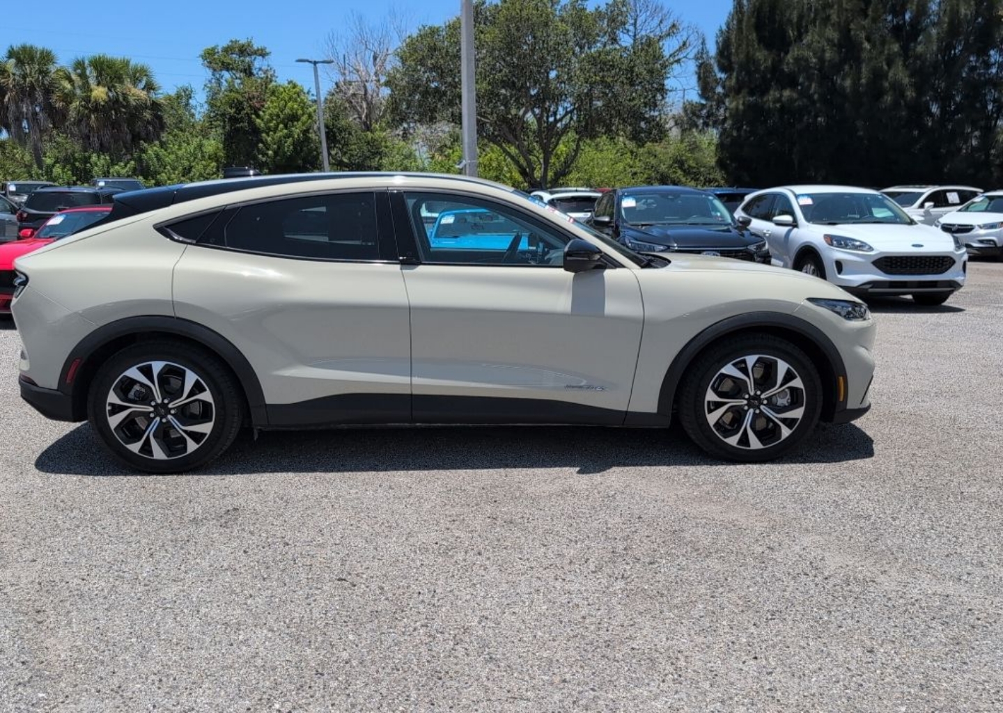 Certified 2025 Ford Mustang Mach-E Select AWD with VIN 3FMTK1S57SMA00871 for sale in Englewood, FL