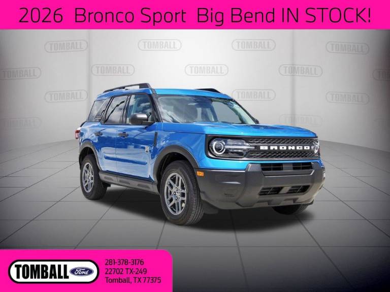 2026 Ford Bronco Sport BIG Bend