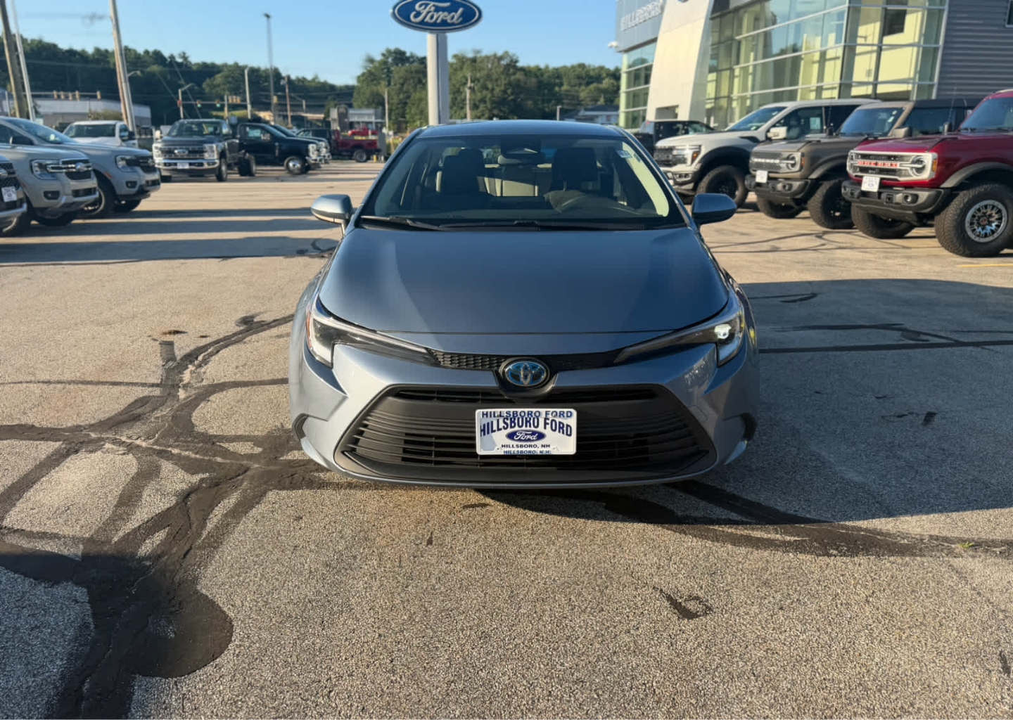 Used 2023 Toyota Corolla LE with VIN JTDBDMHE5P3001383 for sale in Hillsborough, NH