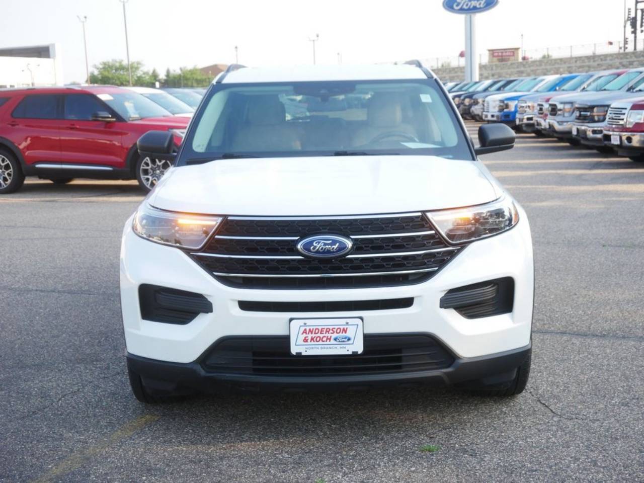 Used 2020 Ford Explorer XLT with VIN 1FMSK8DH8LGB29077 for sale in North Branch, Minnesota