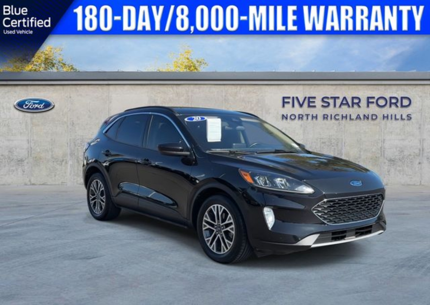 Certified 2020 Ford Escape SEL with VIN 1FMCU0H66LUA14911 for sale in North Richland Hills, TX