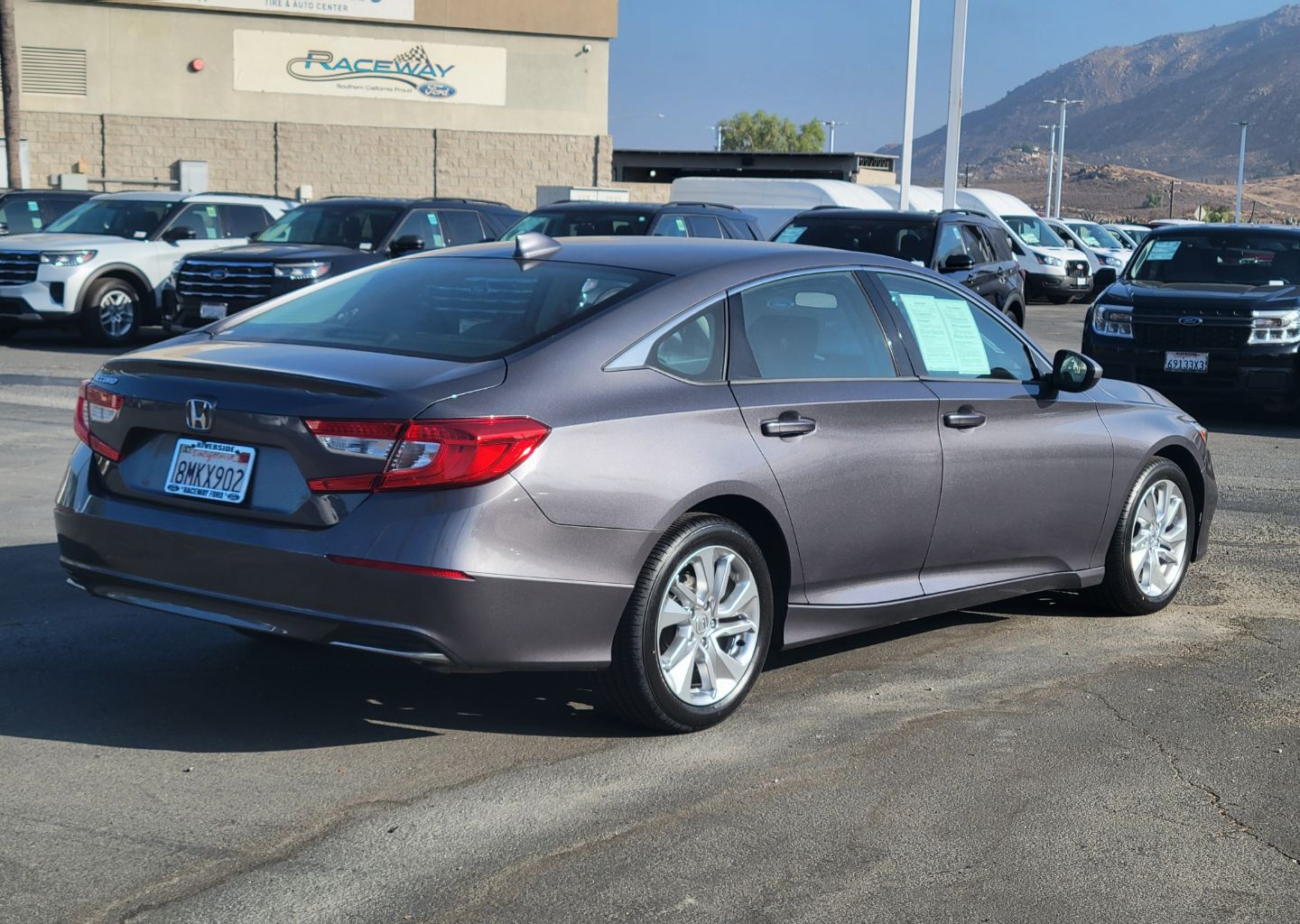 Used 2019 Honda Accord LX with VIN 1HGCV1F16KA124339 for sale in Riverside, CA